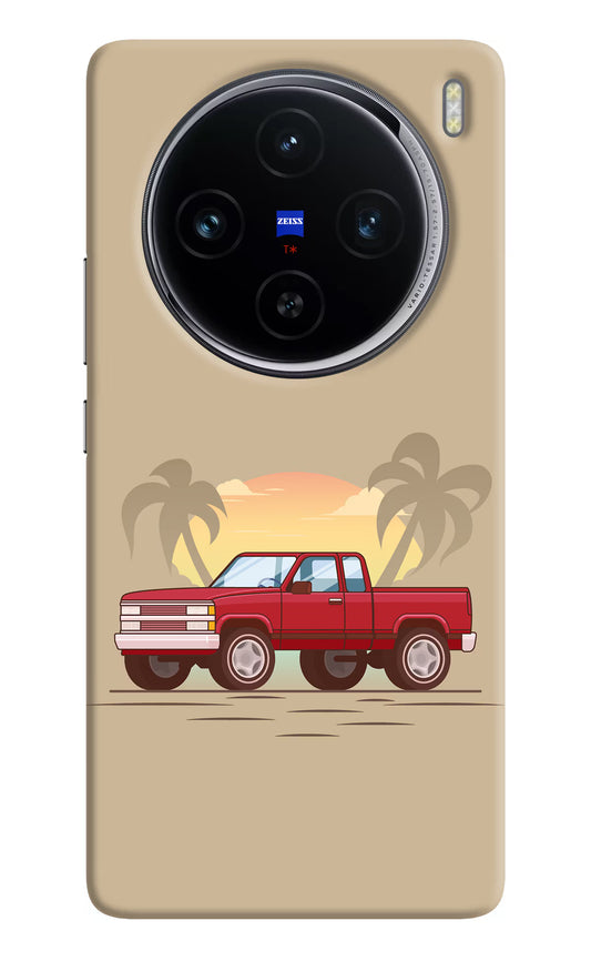 Desert Classic Drive Vivo X100 Hard Case Back Cover by Casekaro