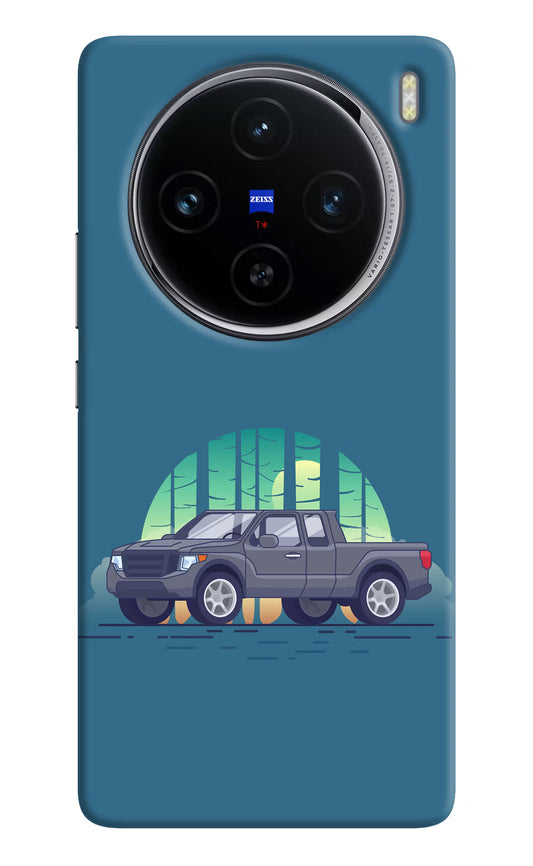 Retro Garage Vibe Vivo X100 Hard Case Back Cover by Casekaro