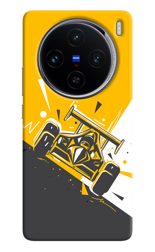 Track King Vivo X100 Hard Case Back Cover by Casekaro