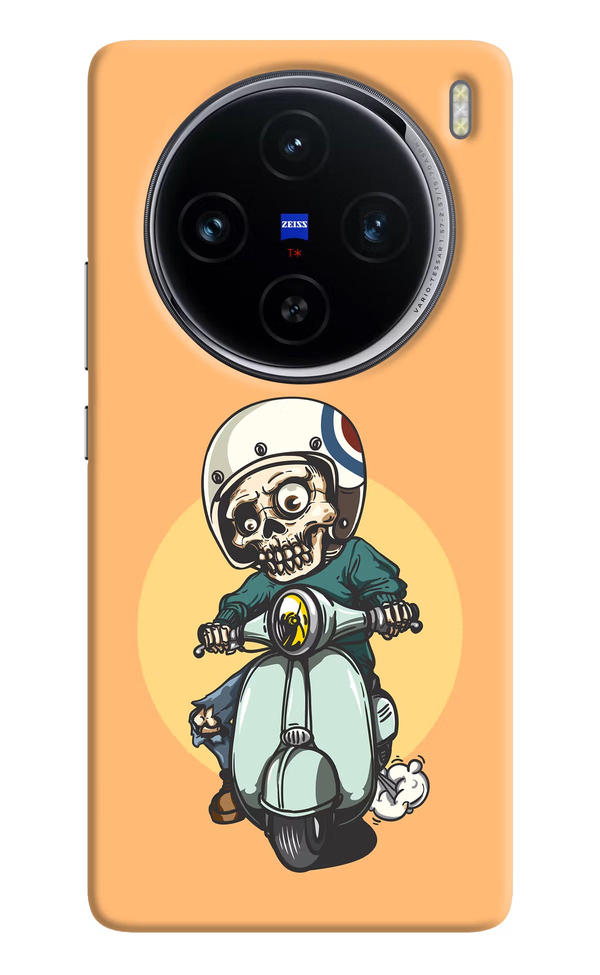 Undead Biker Vivo X100 Hard Case Back Cover by Casekaro