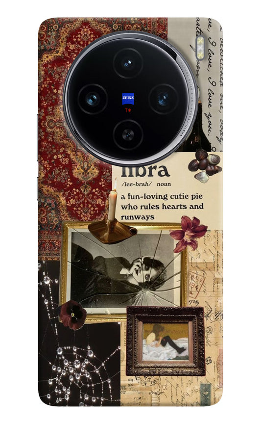 Libra Zodiac Vivo X100 Hard Case Back Cover by Casekaro