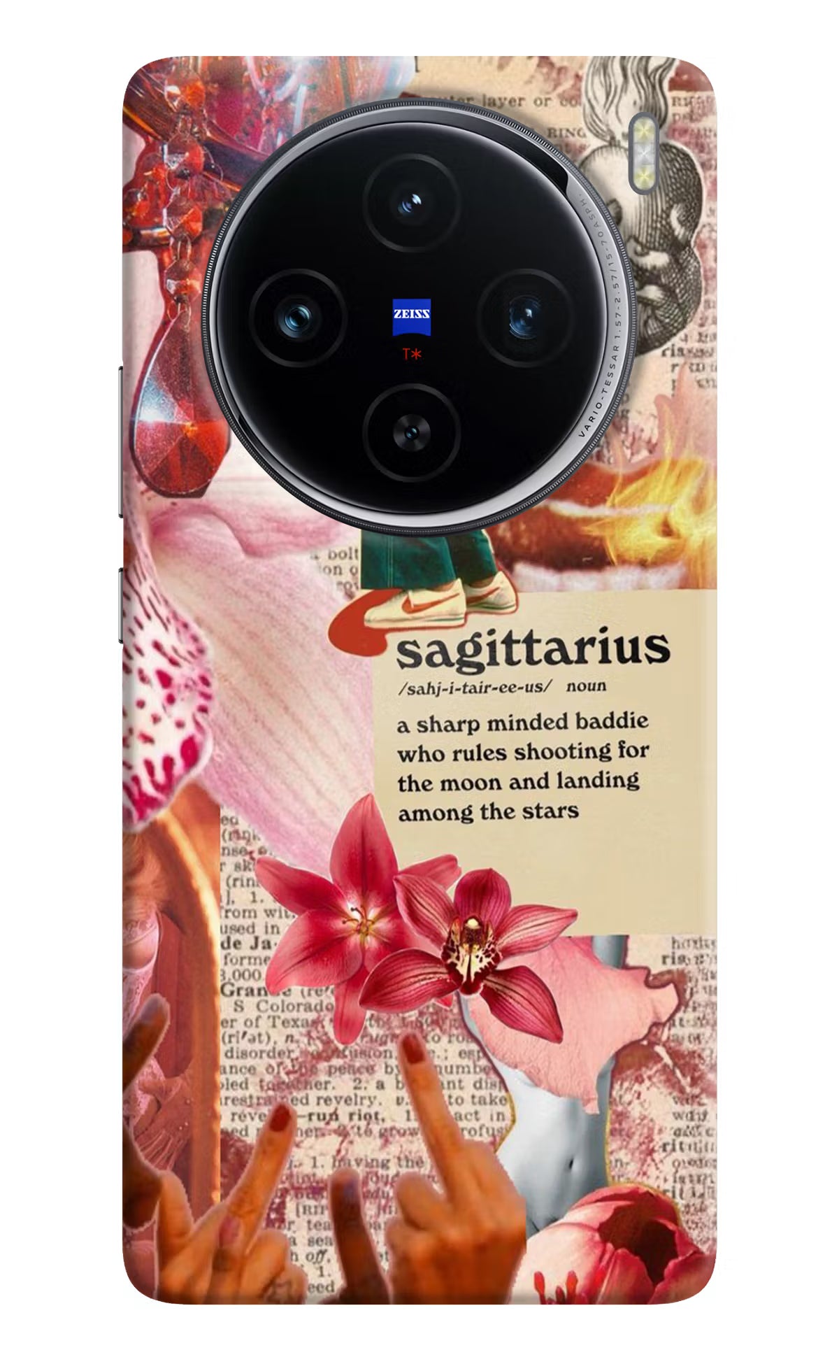 Sagittarius Zodiac Vivo X100 Hard Case Back Cover by Casekaro