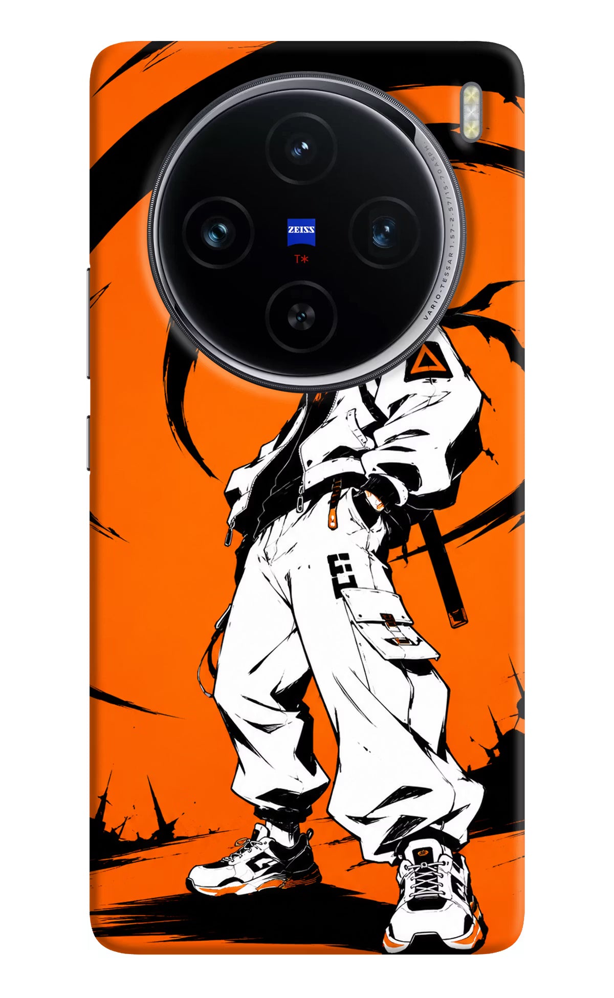 Street Samurai  Vivo X100 Hard Case Back Cover by Casekaro