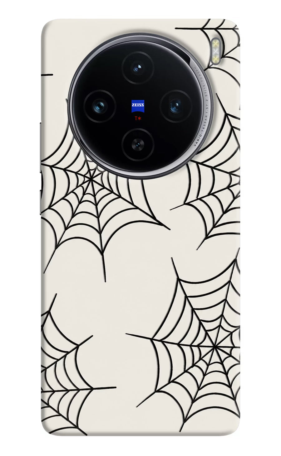 Spider Web Vivo X100 Back Cover, Hard case