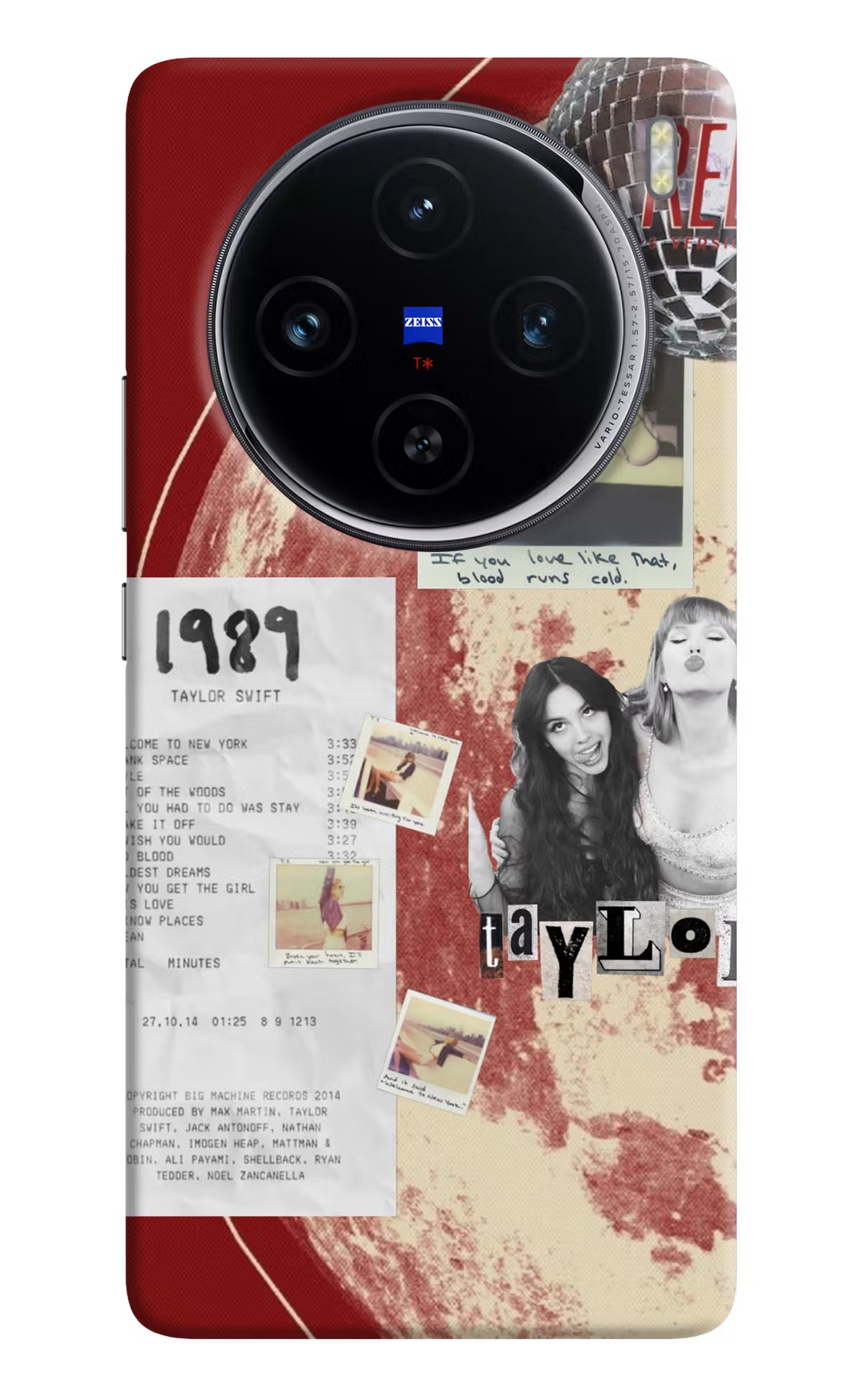 Taylor Swift Vivo X100 Back Cover