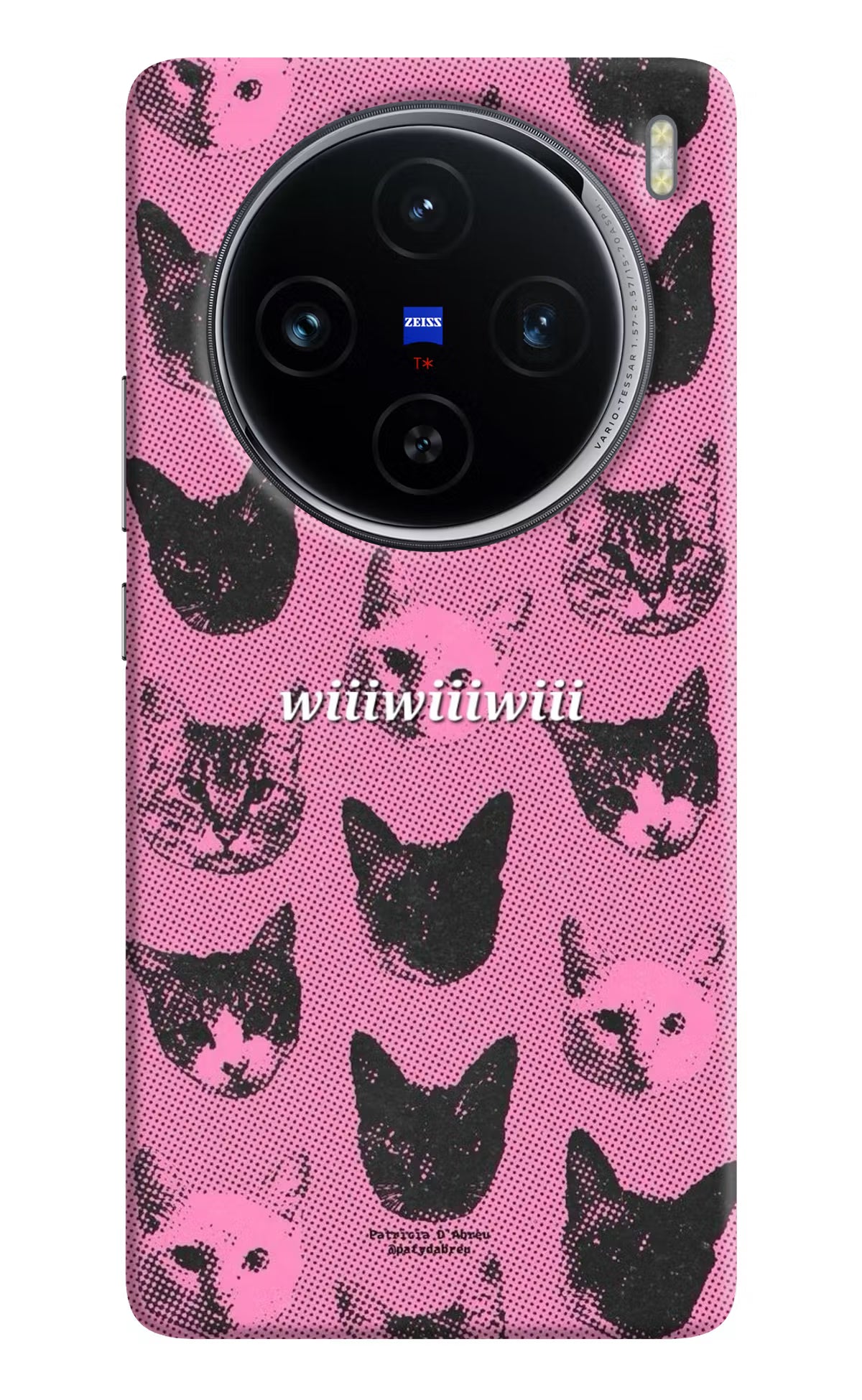 Pink Cats Vivo X100 Back Cover