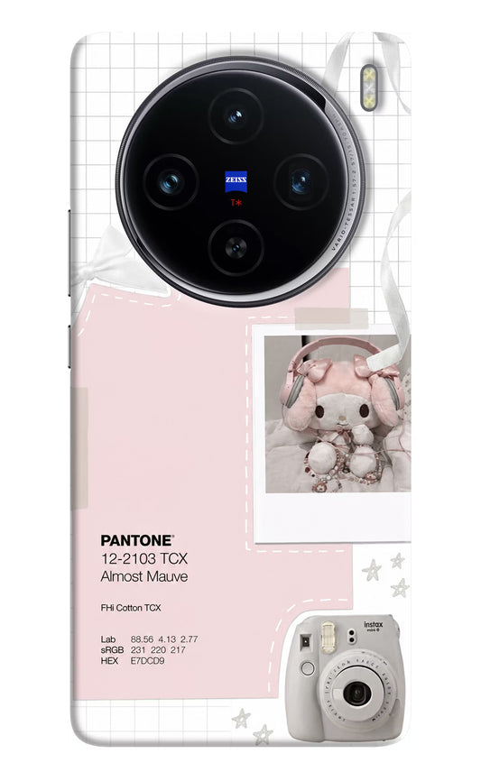 Pantone Asthetic Vivo X100 Back Cover