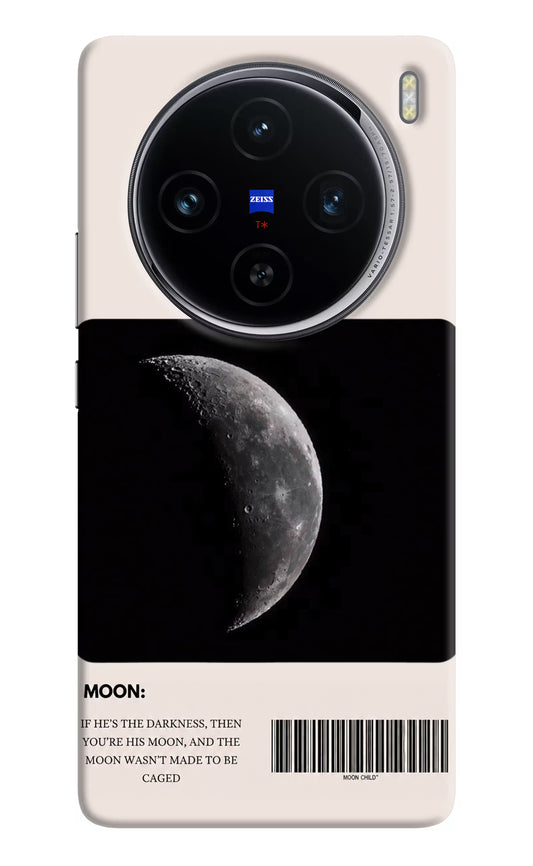 Moon Phase Vivo X100 Hard Case Back Cover by Casekaro