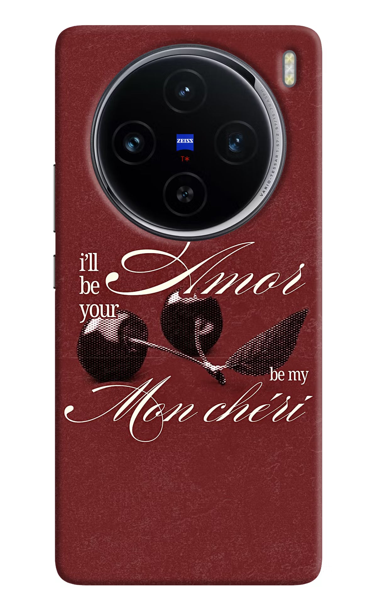 Velvet Cherry Vivo X100 Back Cover