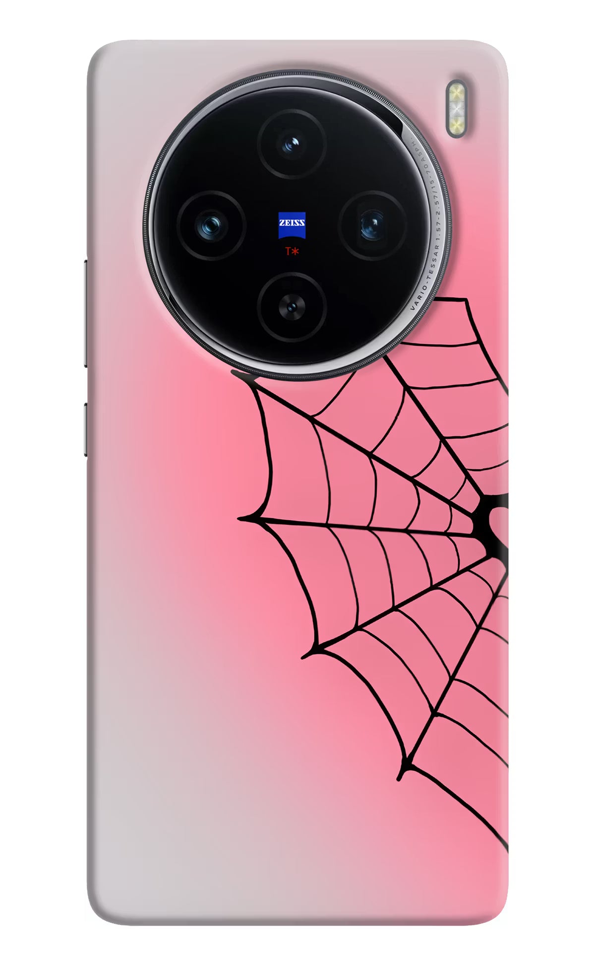 Pink Web Vivo X100 Back Cover