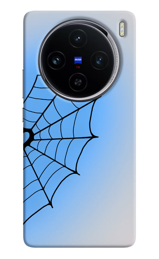Blue Web Vivo X100 Hard Case Back Cover by Casekaro