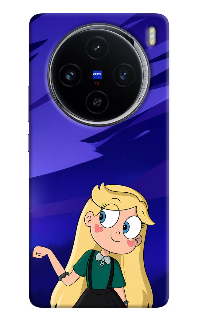 Star Glow Vivo X100 Hard Case Back Cover by Casekaro