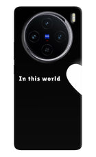 This World Vivo X100 Hard Case Back Cover by Casekaro