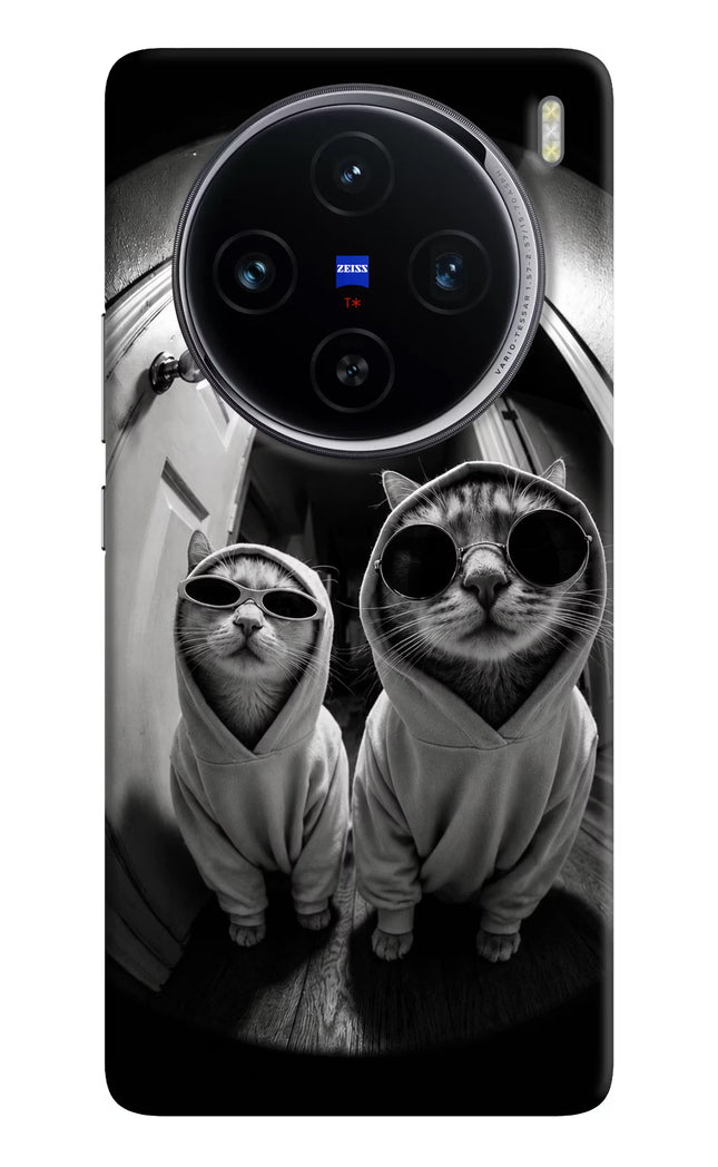 Hood Cats Vivo X100 Hard Case Back Cover by Casekaro