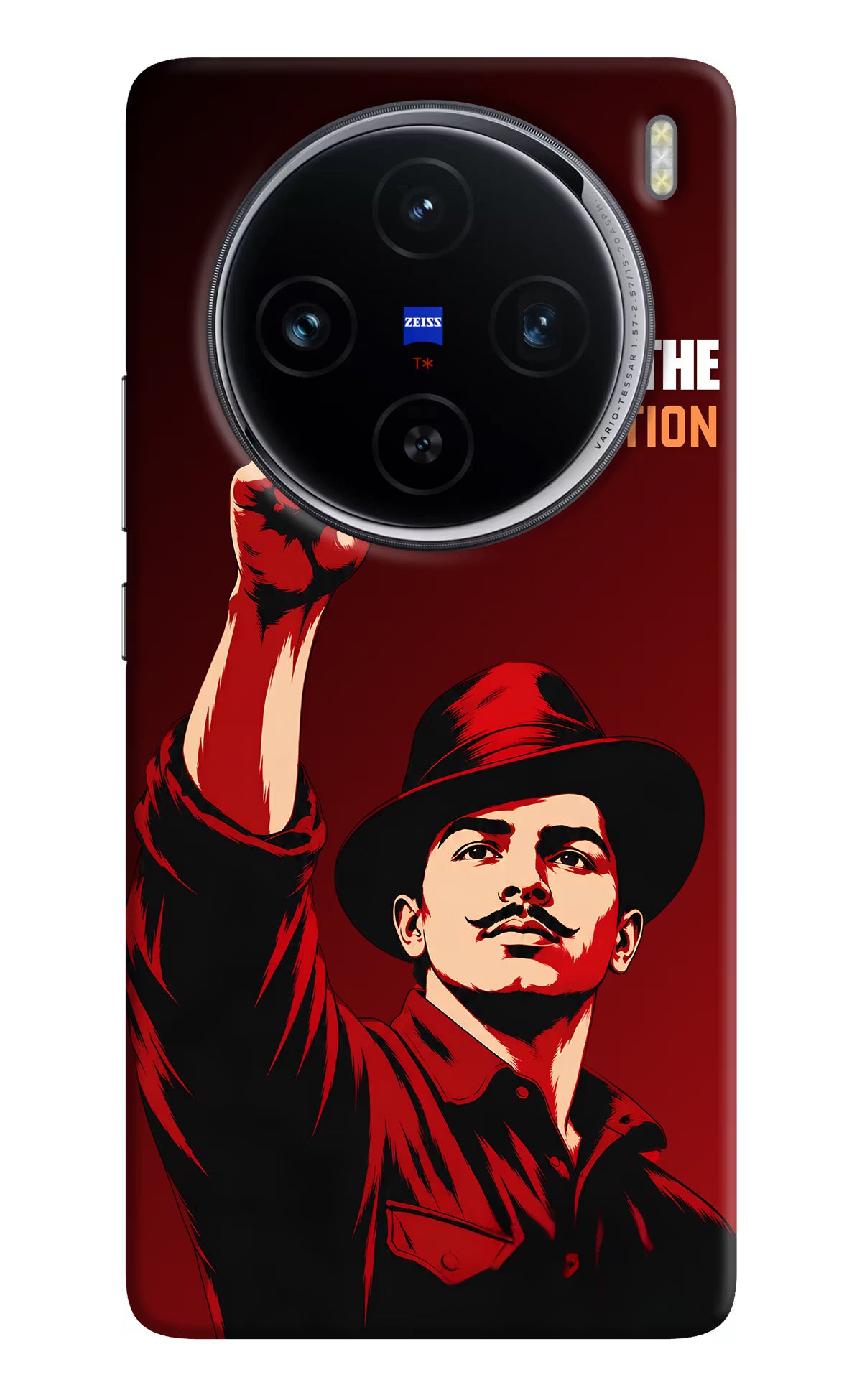 Bhagat Singh Revolution Vivo X100 Back Cover