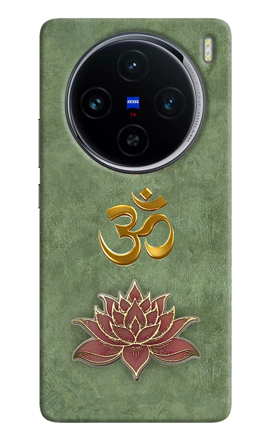 Om & Lotus Vivo X100 Back Cover, Hard case
