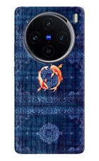 Koi Blue Vivo X100 Back Cover