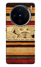 Vinyl Stripes Vivo X100 Back Cover