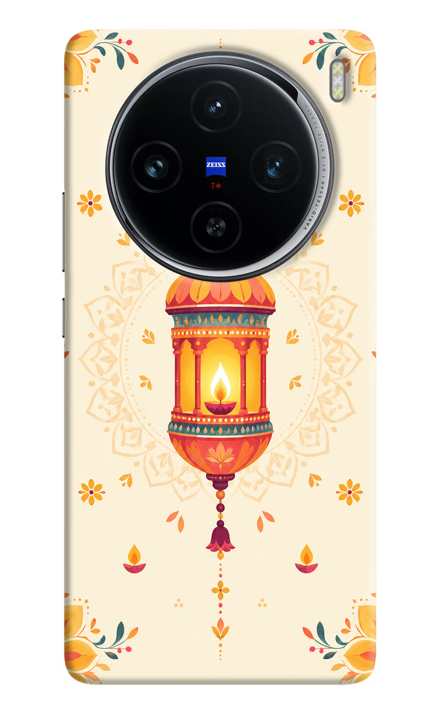 Golden Lantern Vivo X100 Back Cover, Hard case