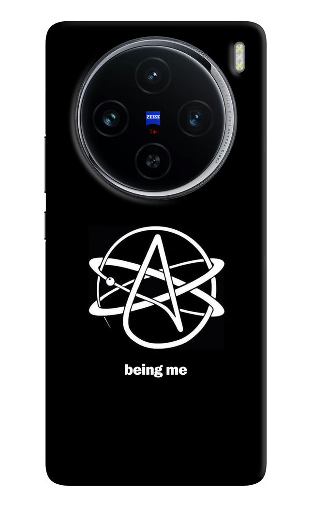 Atheist Symbol Vivo X100 Hard Case Back Cover by Casekaro