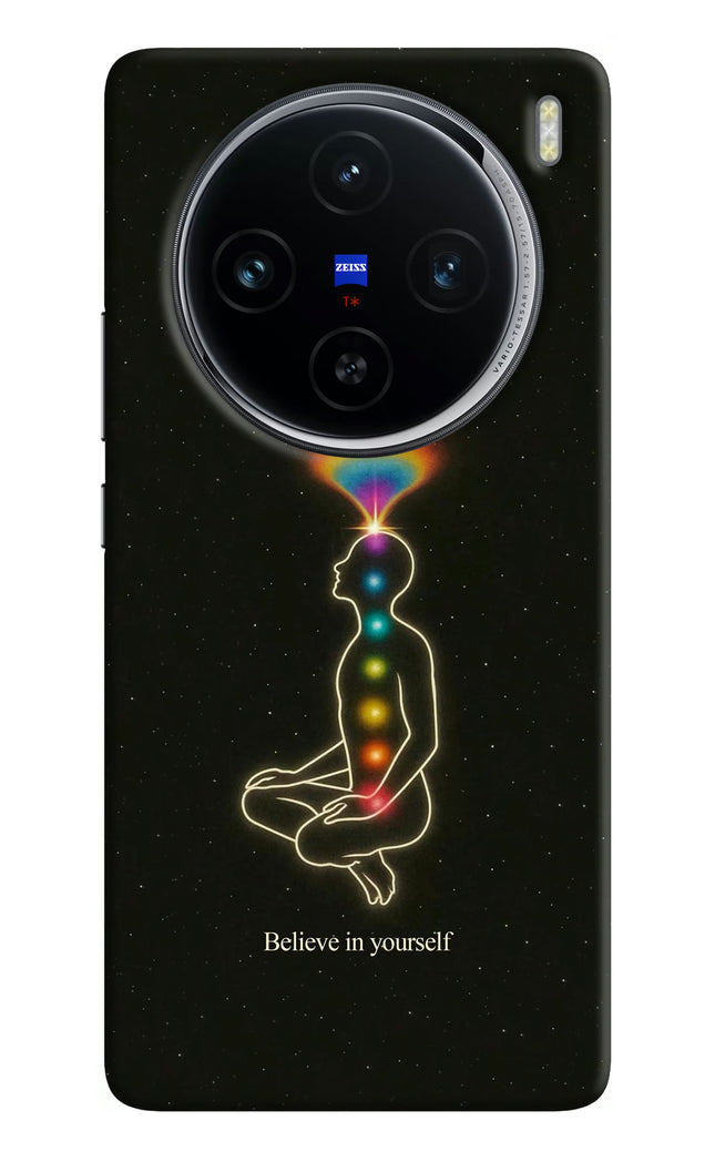 Believe in yourself Vivo X100 Hard Case Back Cover by Casekaro