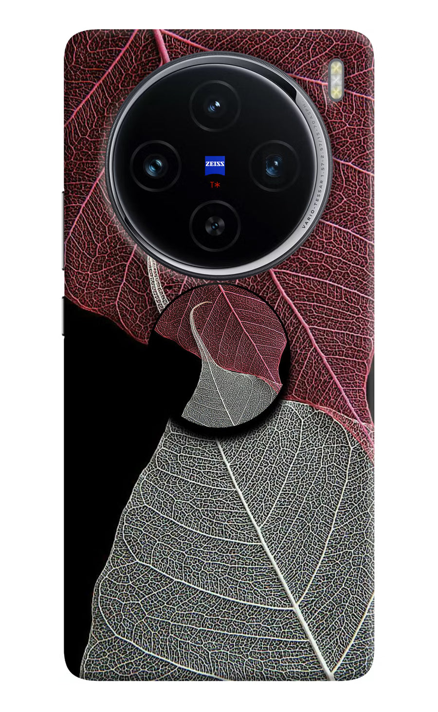 Leaf Pattern Vivo X100 Pop Case, Hard case