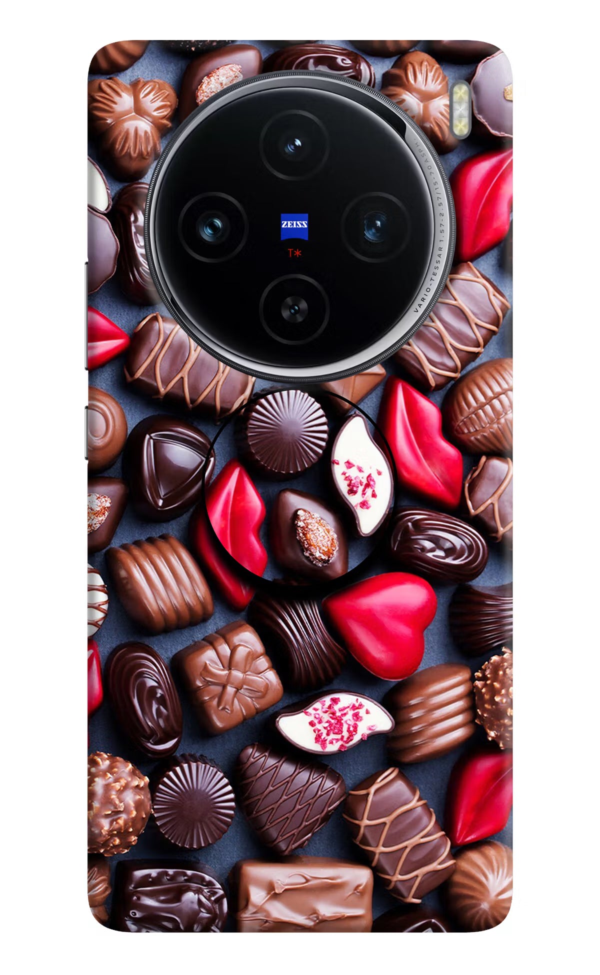 Chocolates Vivo X100 Pop Case by Casekaro