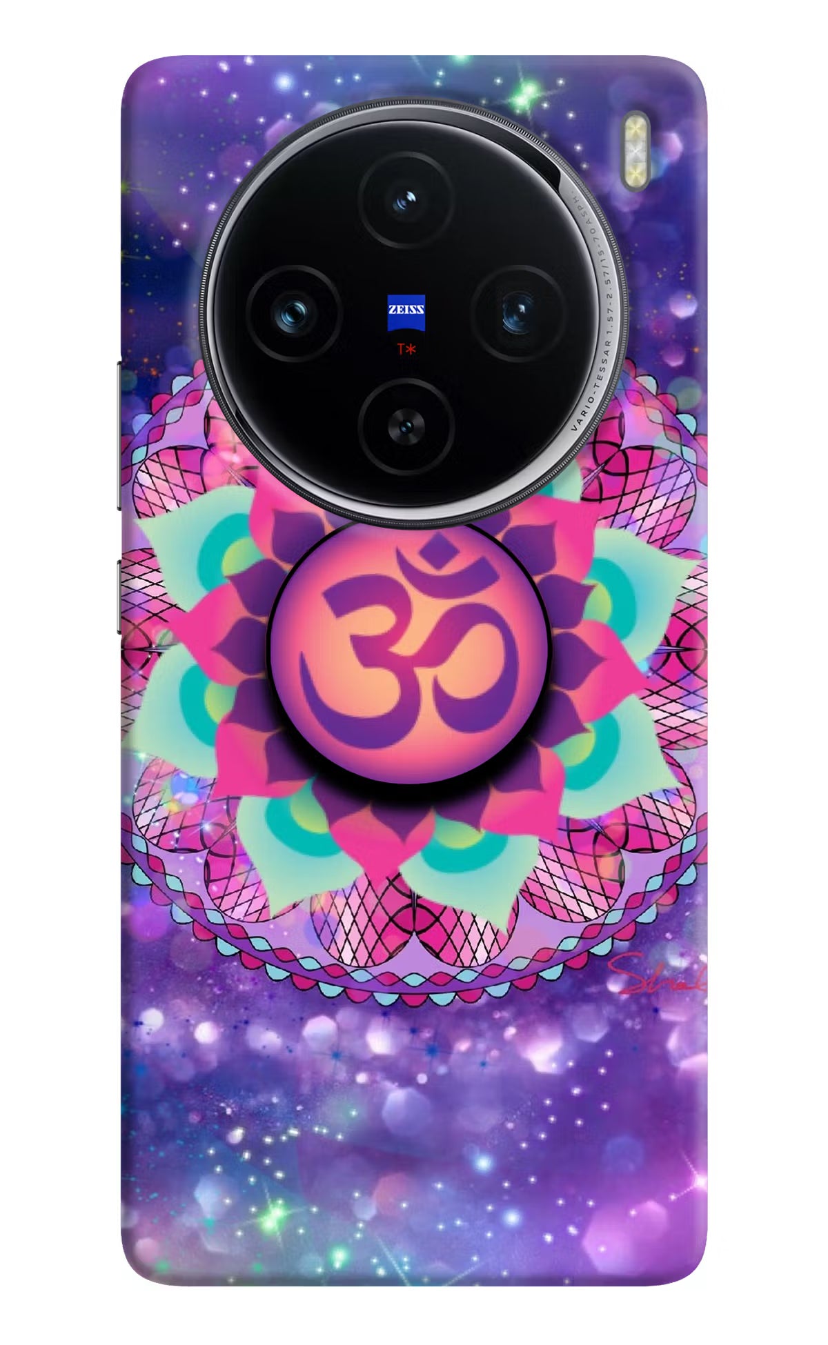 Om Purple Vivo X100 Pop Case by Casekaro