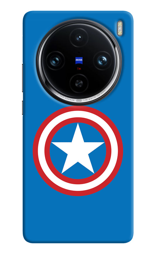 Captain America Logo Vivo X100 Pro Back Cover