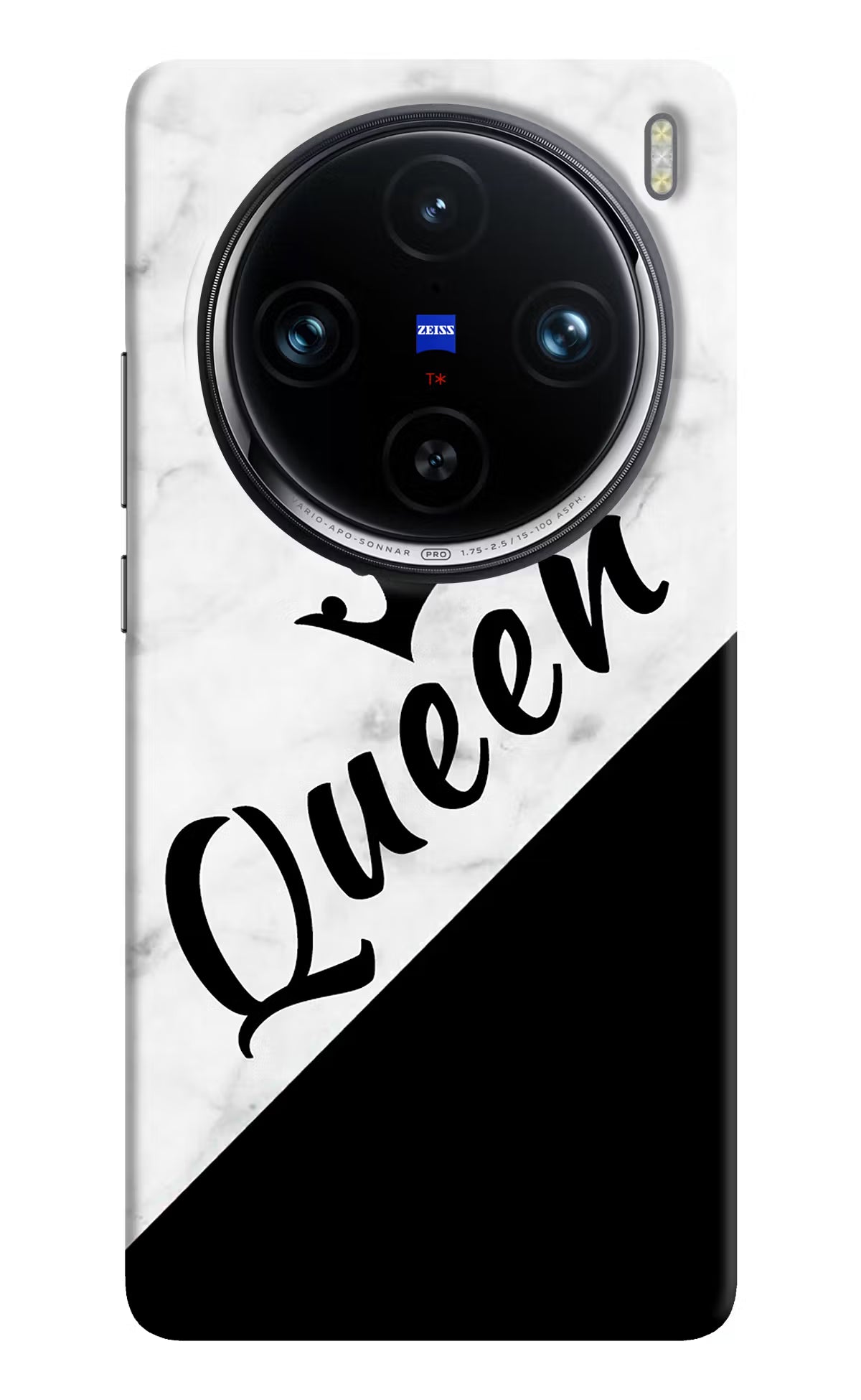 Queen Vivo X100 Pro Hard Case Back Cover by Casekaro