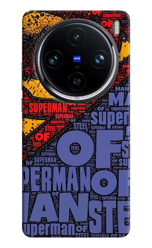 Superman Vivo X100 Pro Hard Case Back Cover by Casekaro