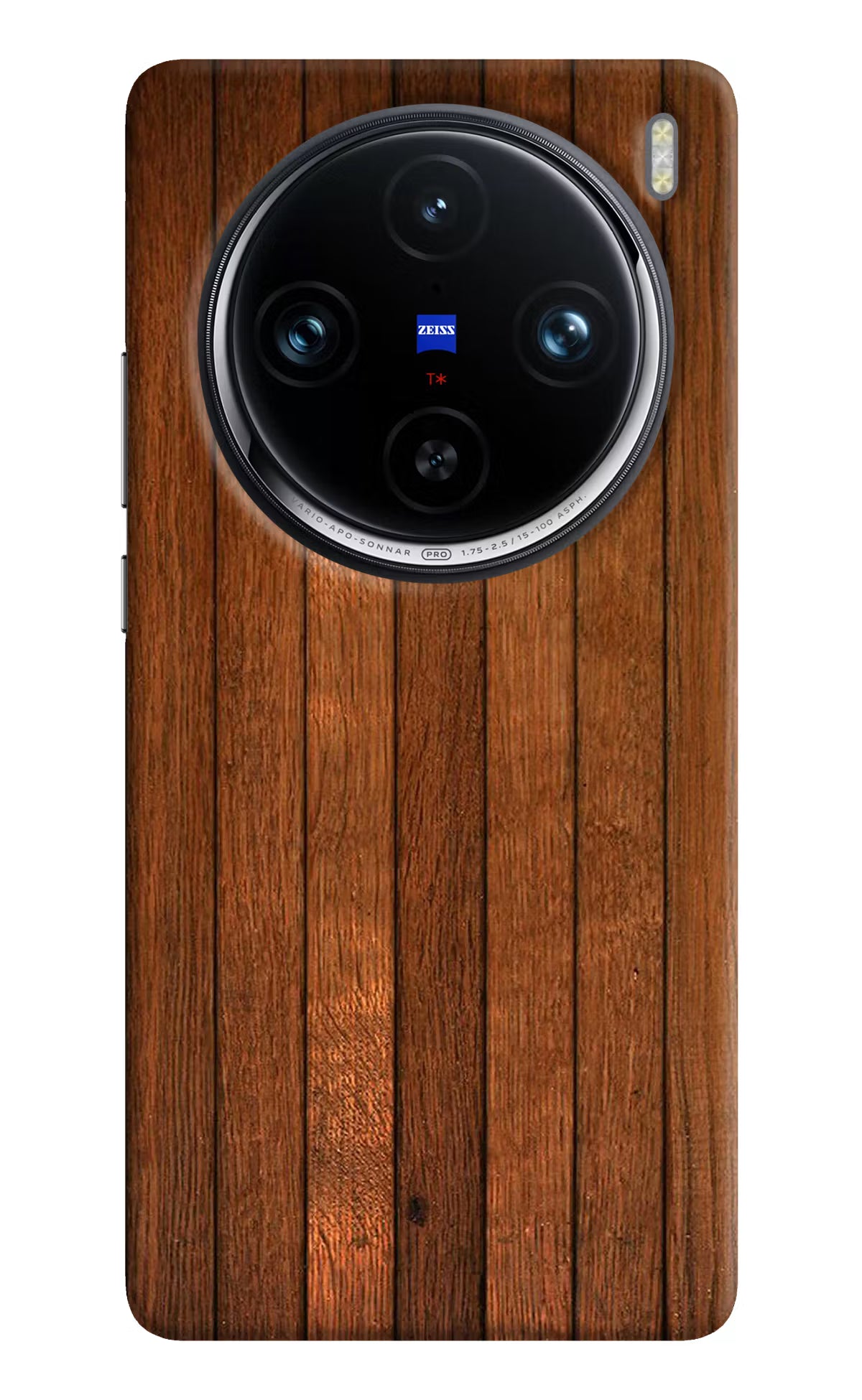 Wooden Artwork Bands Vivo X100 Pro Hard Case Back Cover by Casekaro