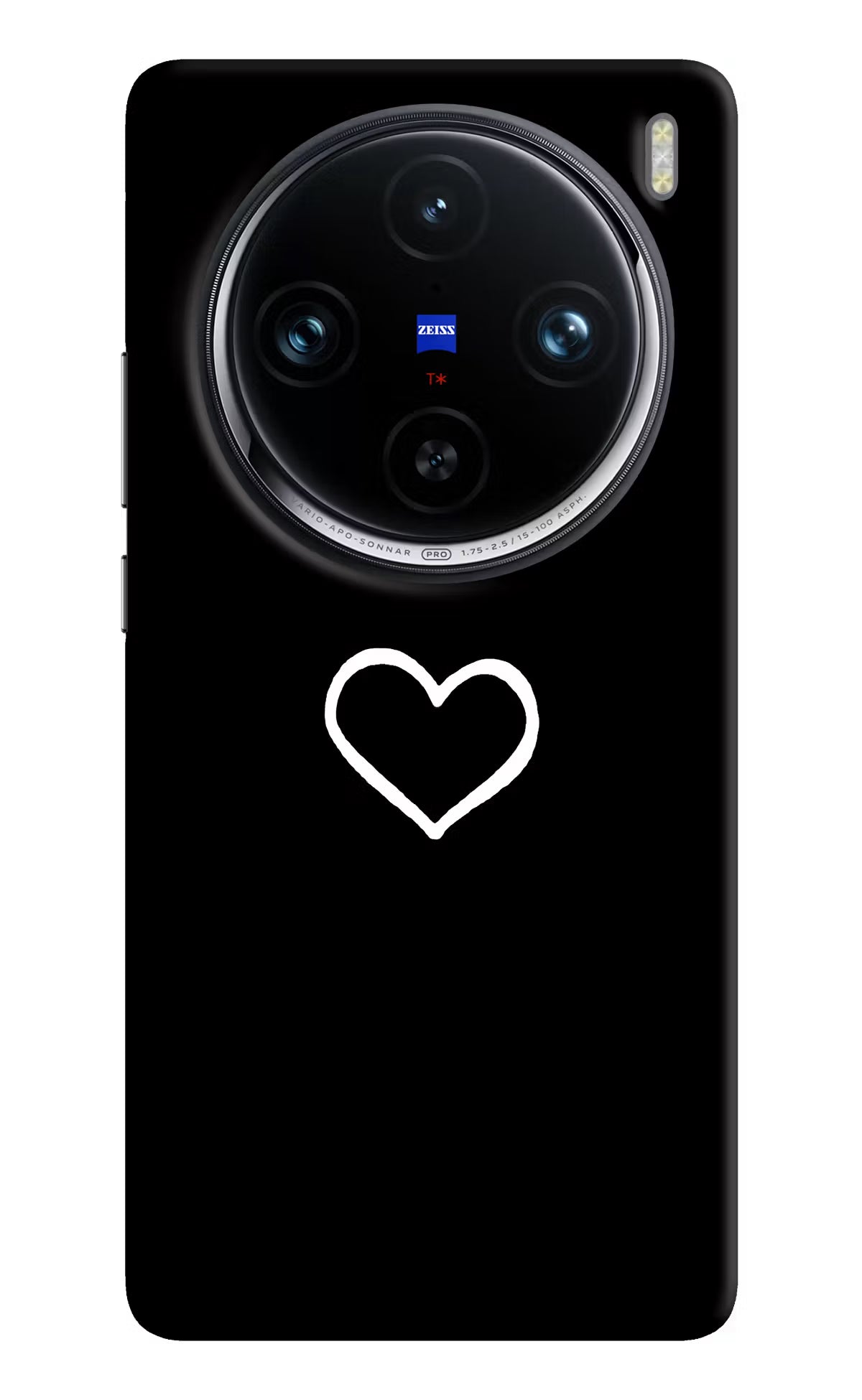 Heart Vivo X100 Pro Hard Case Back Cover by Casekaro