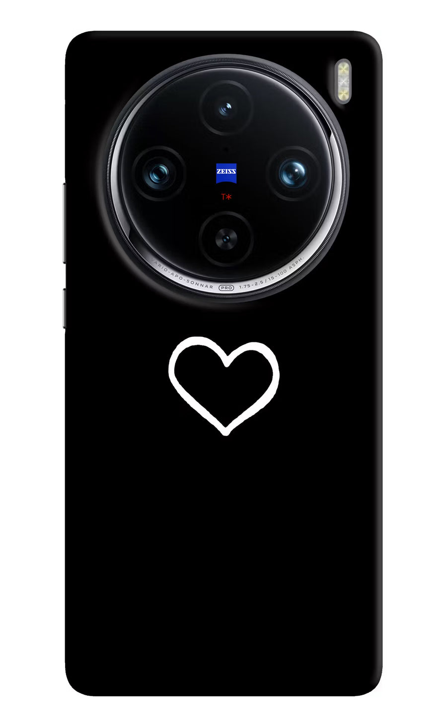 Heart Vivo X100 Pro Back Cover, Hard case