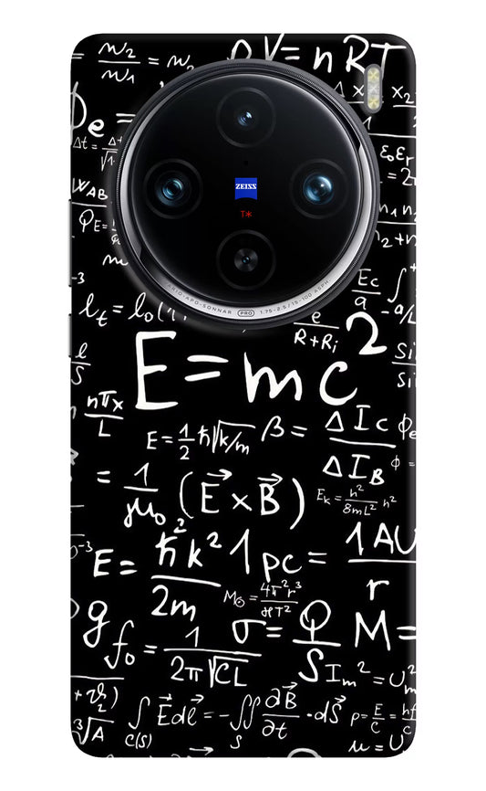 Physics Formula Vivo X100 Pro Hard Case Back Cover by Casekaro