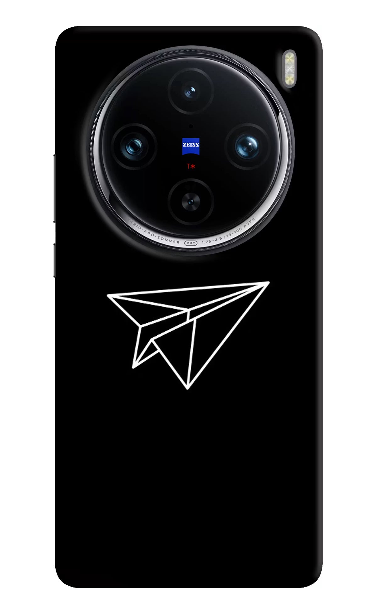 Paper Plane White Vivo X100 Pro Hard Case Back Cover by Casekaro