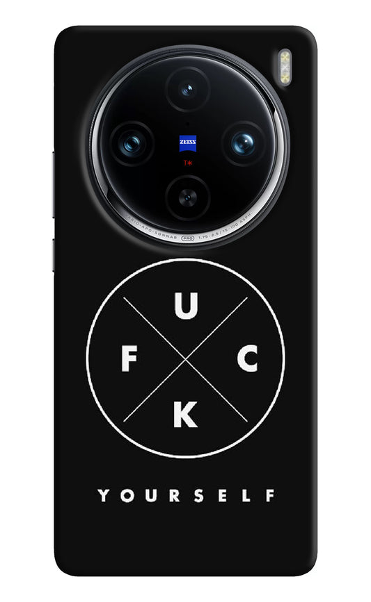 Go Fuck Yourself Vivo X100 Pro Back Cover