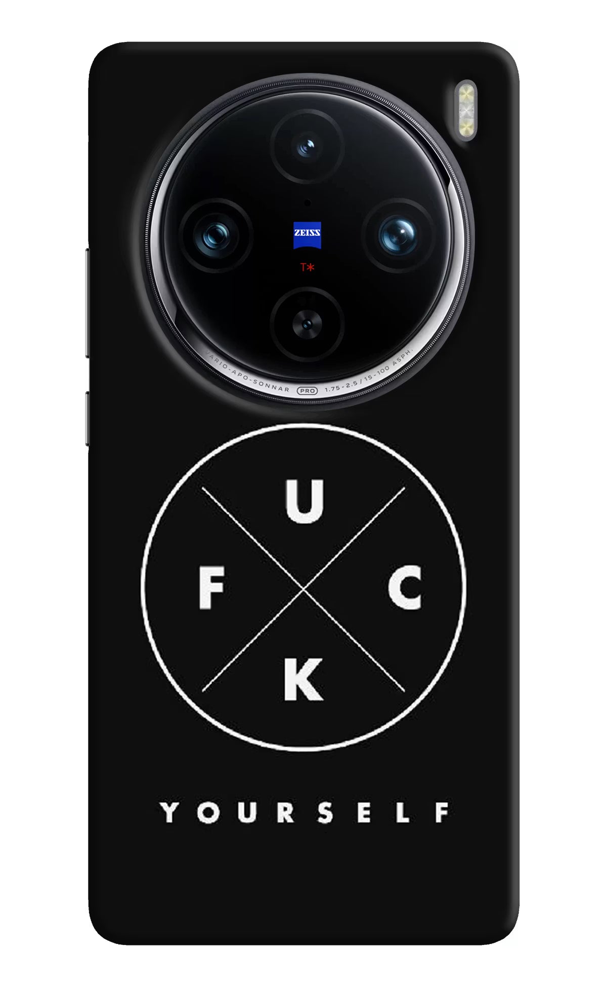 Go Fuck Yourself Vivo X100 Pro Hard Case Back Cover by Casekaro