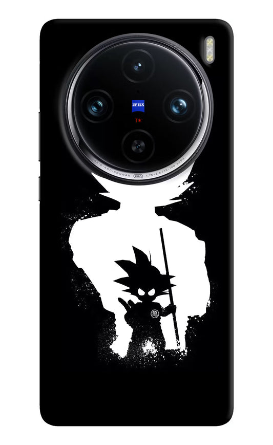 Goku Shadow Vivo X100 Pro Hard Case Back Cover by Casekaro