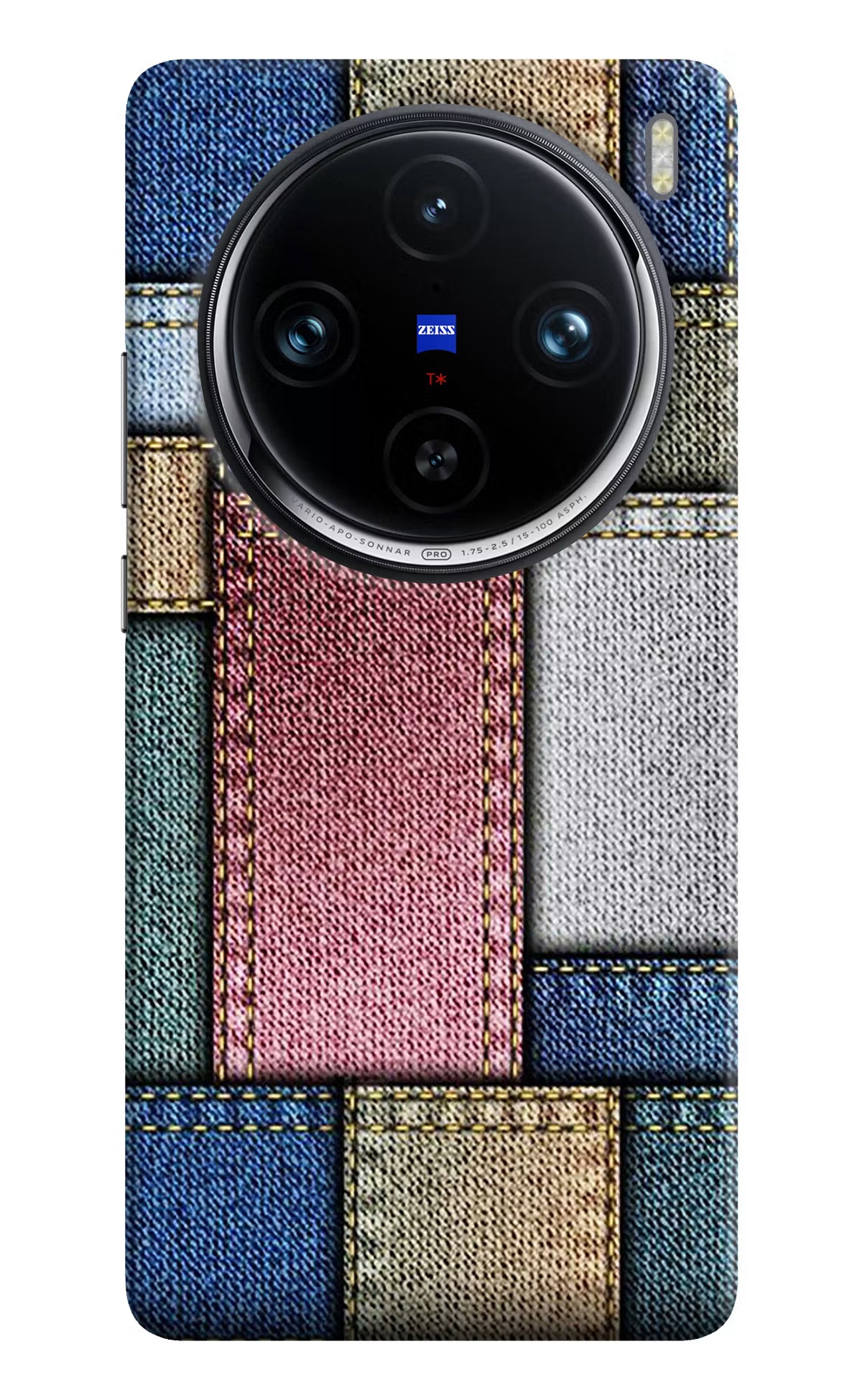 Multicolor Jeans Vivo X100 Pro Hard Case Back Cover by Casekaro