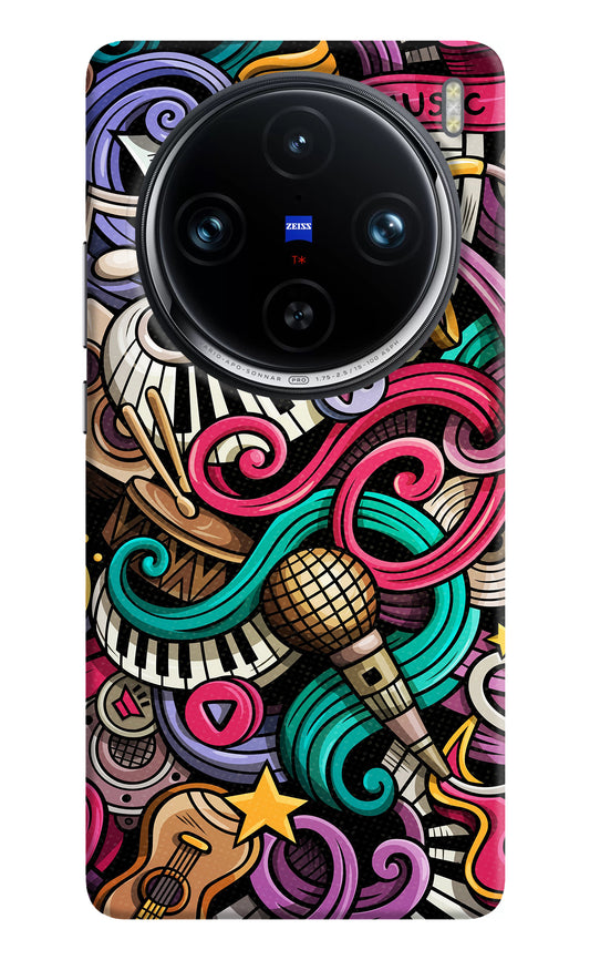 Music Abstract Vivo X100 Pro Back Cover