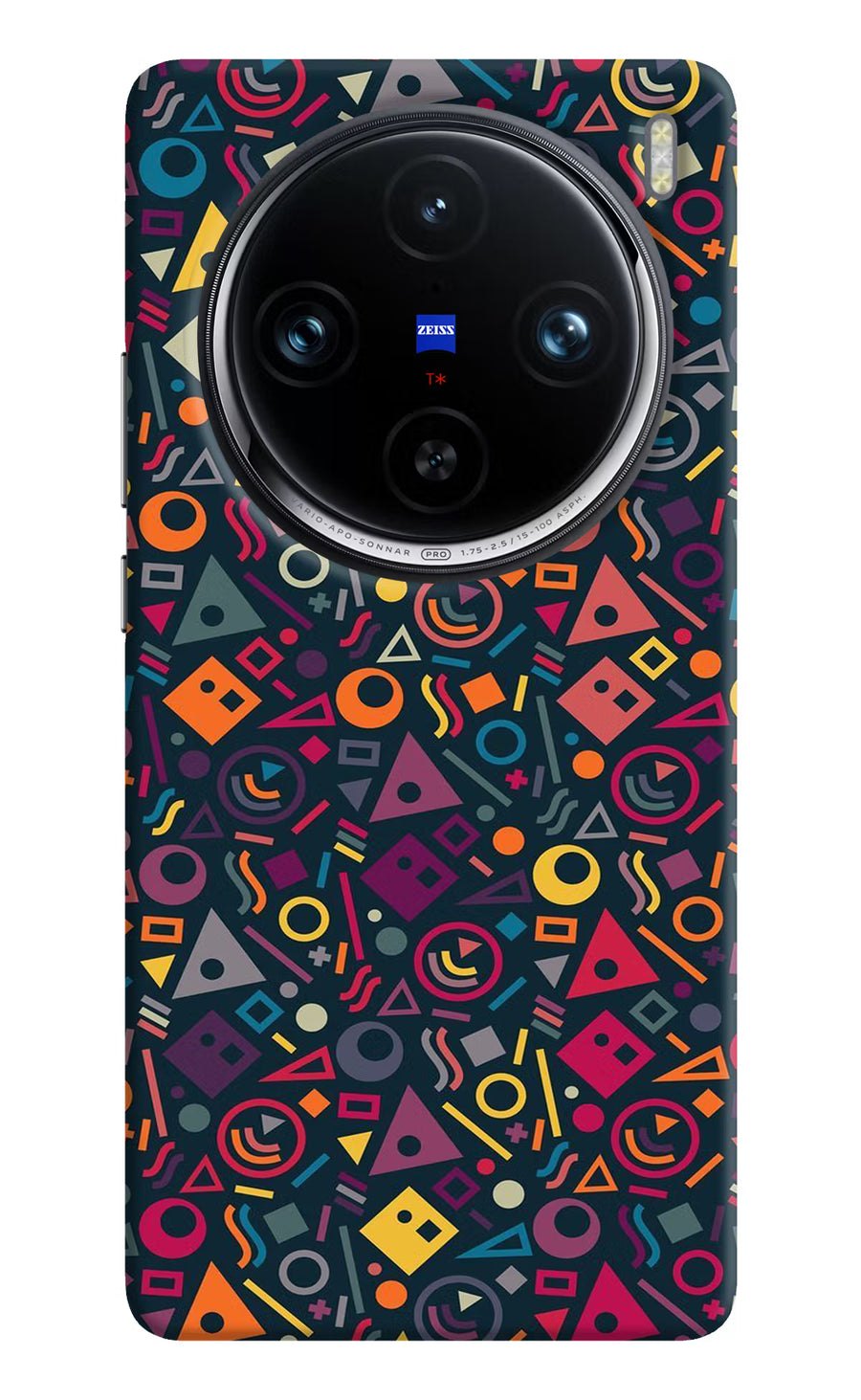 Geometric Abstract Vivo X100 Pro Back Cover, Hard case