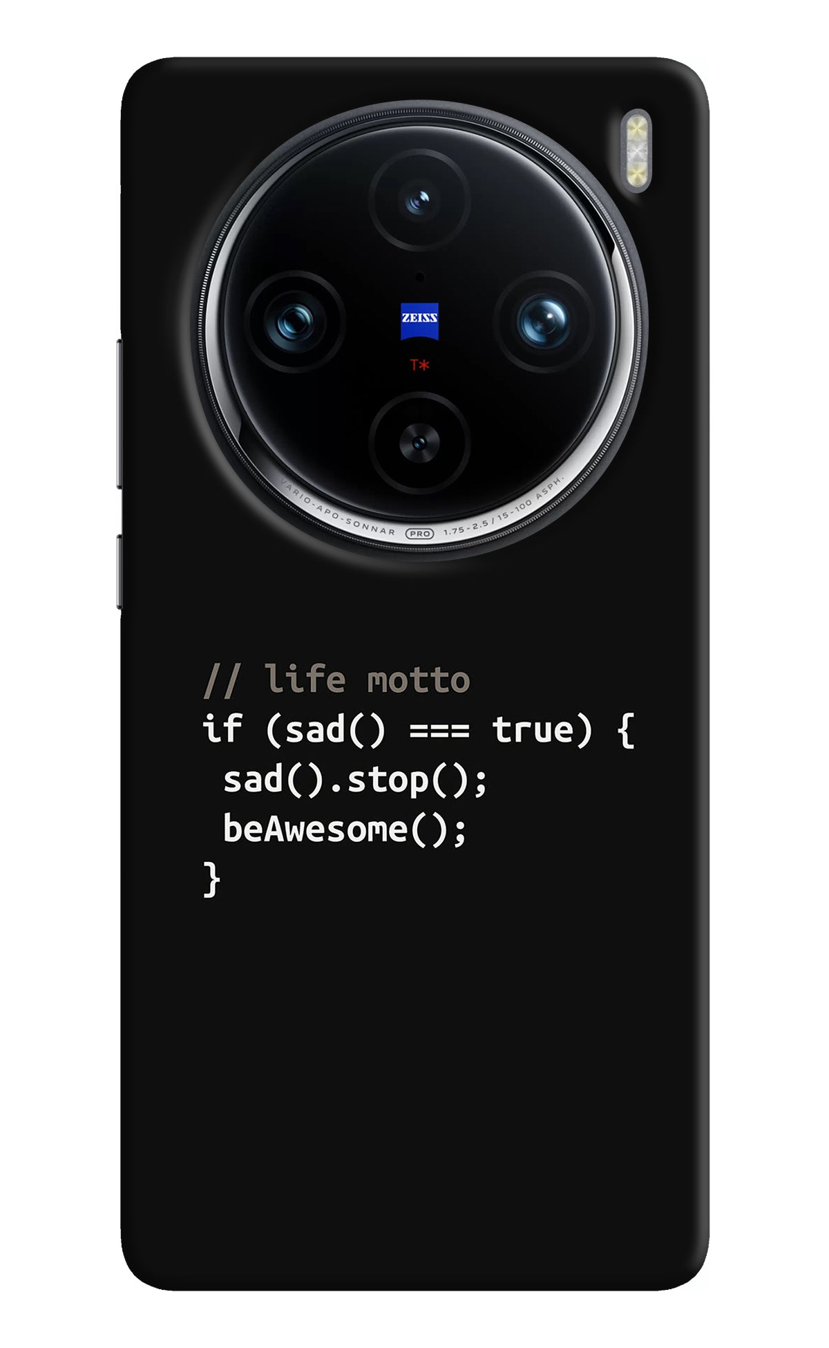 Life Motto Code Vivo X100 Pro Back Cover