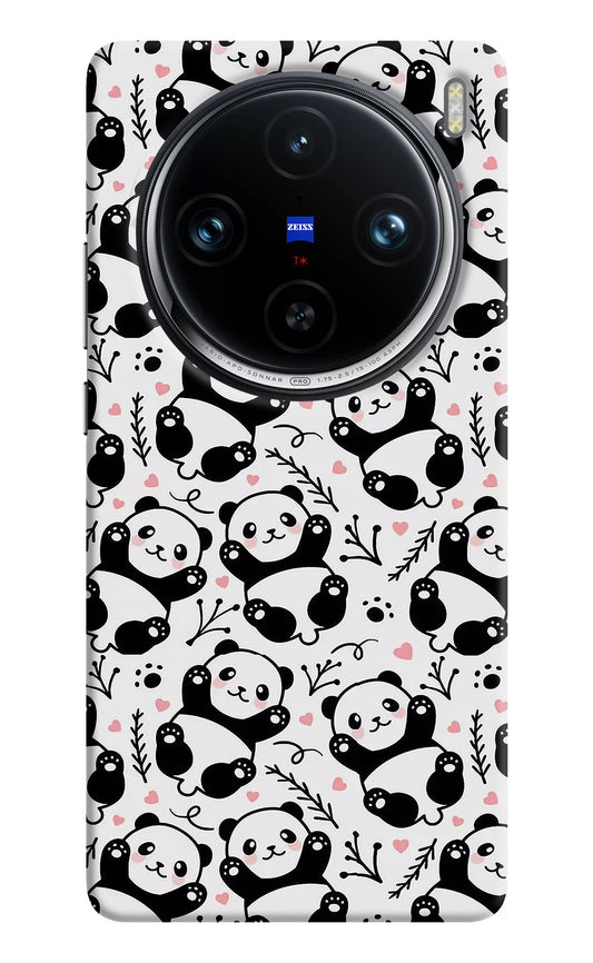 Cute Panda Vivo X100 Pro Back Cover