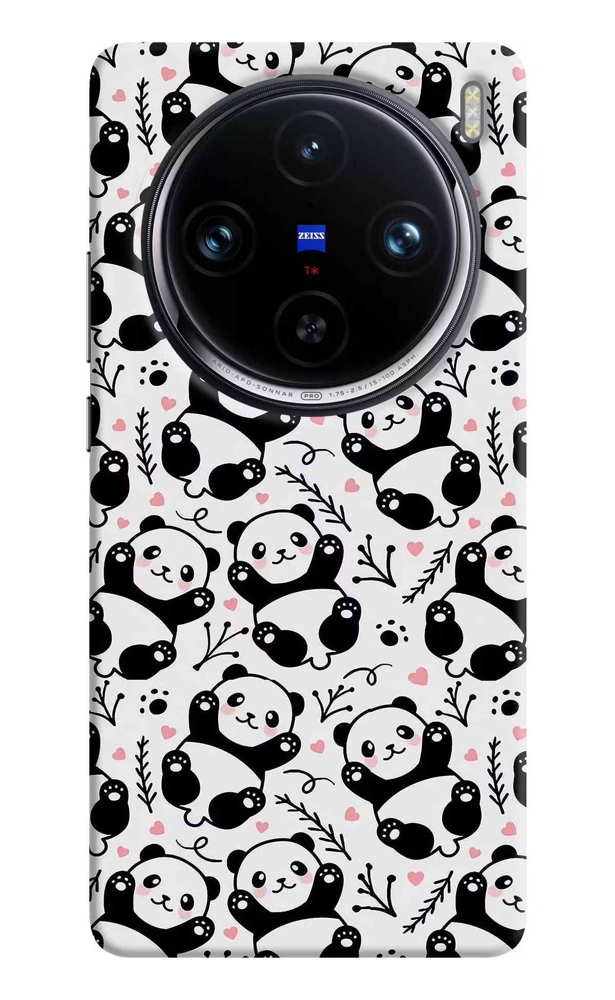 Cute Panda Vivo X100 Pro Hard Case Back Cover by Casekaro