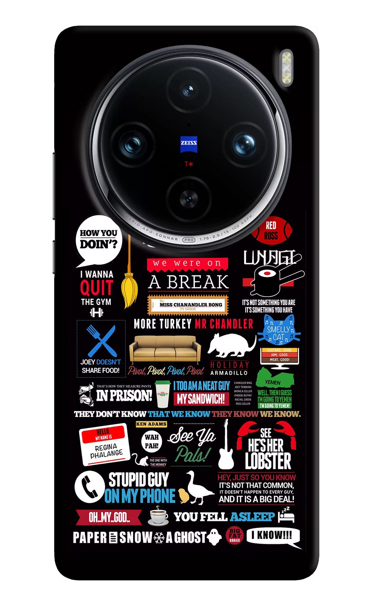 FRIENDS Vivo X100 Pro Hard Case Back Cover by Casekaro