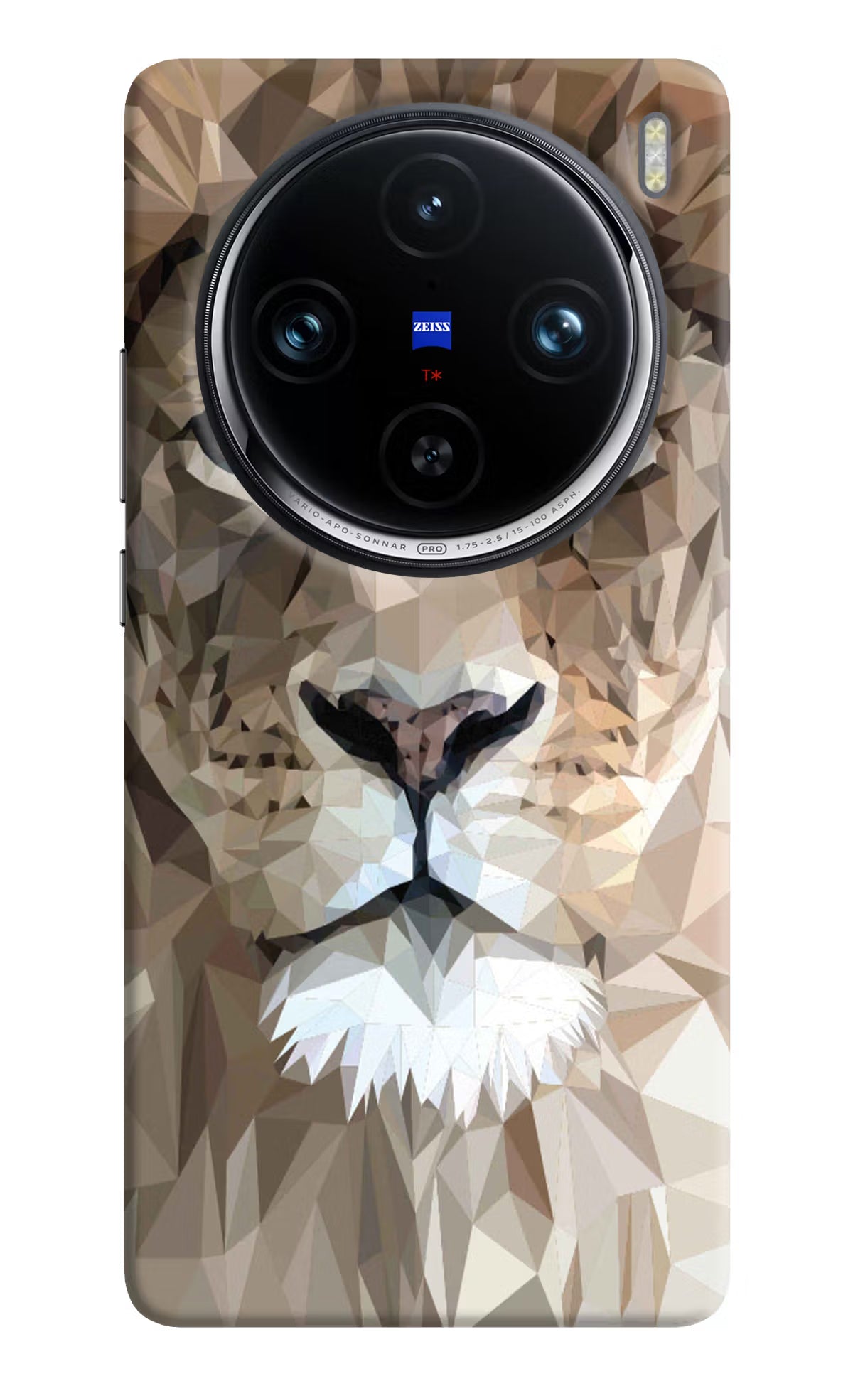 Lion Art Vivo X100 Pro Hard Case Back Cover by Casekaro