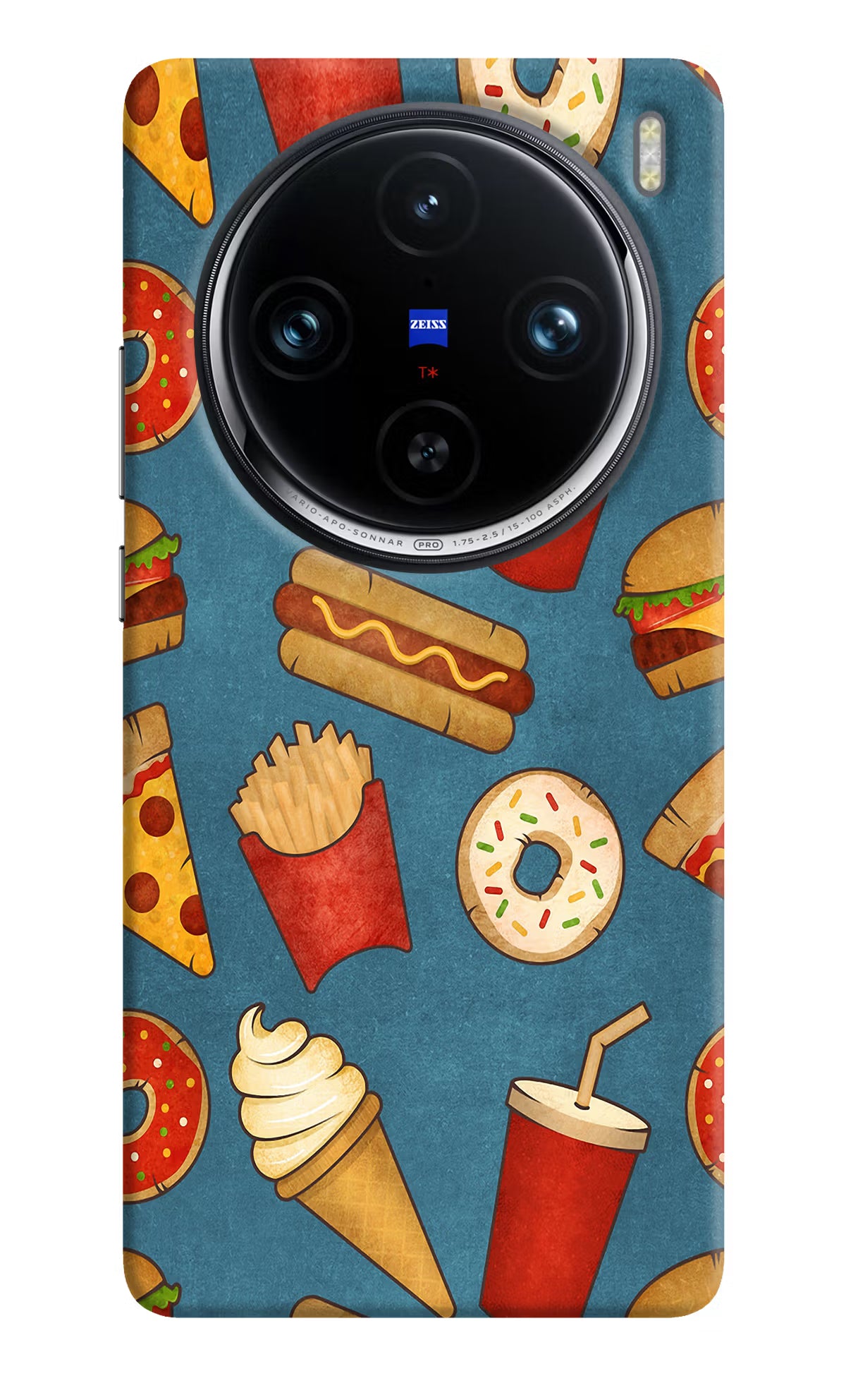 Foodie Vivo X100 Pro Hard Case Back Cover by Casekaro