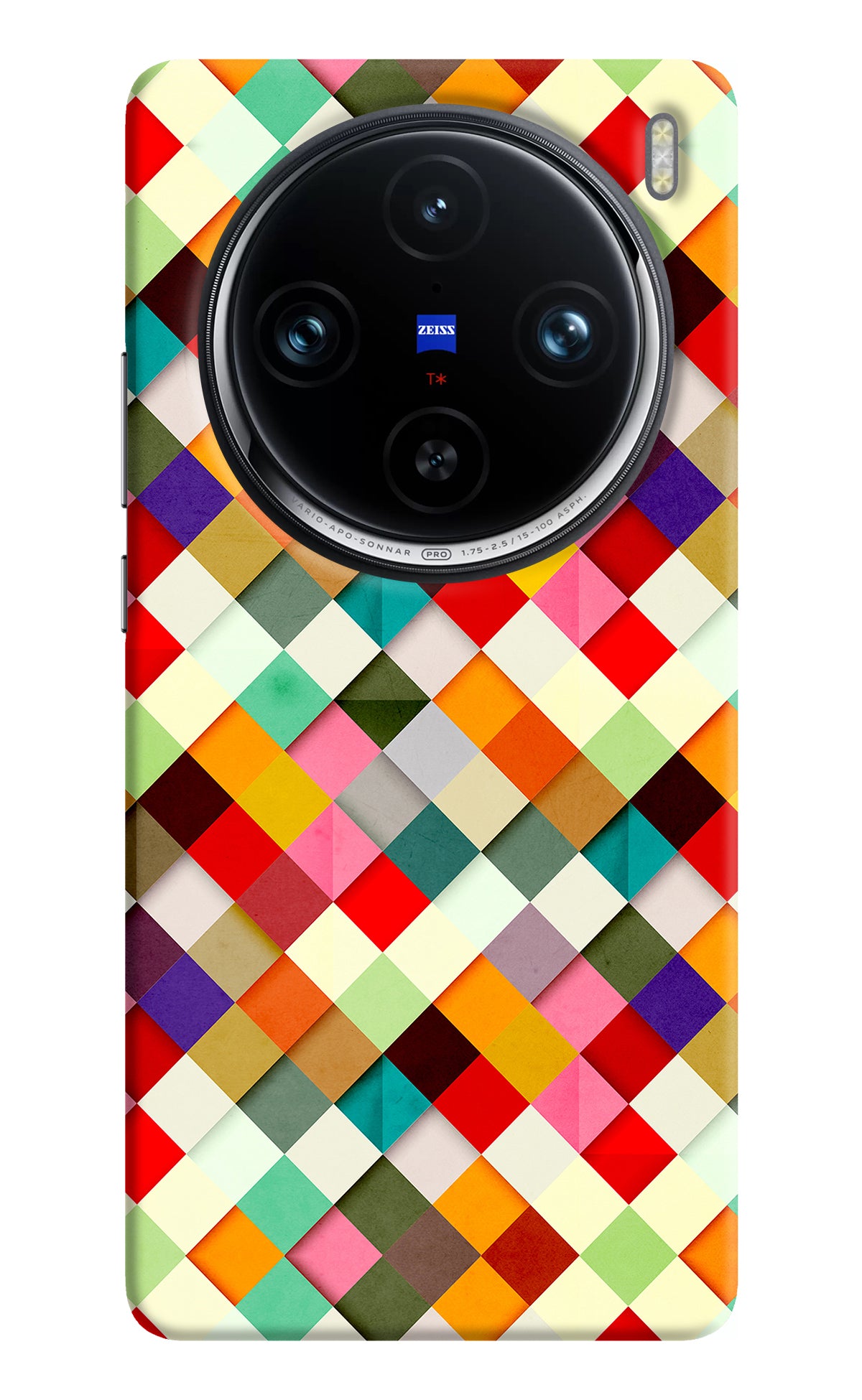 Geometric Abstract Colorful Vivo X100 Pro Back Cover