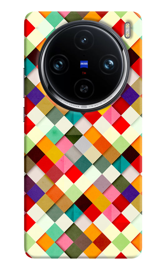 Geometric Abstract Colorful Vivo X100 Pro Back Cover